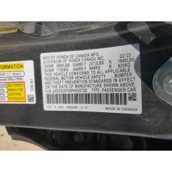 2023 HONDA CIVIC 2HGFE2F50PH530728 57081235