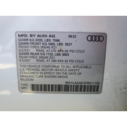 2023 AUDI E-TRON WA1LAAGEXPB011100 54008815