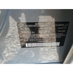 2020 HYUNDAI SONATA 5NPEJ4J28LH025505 59613465