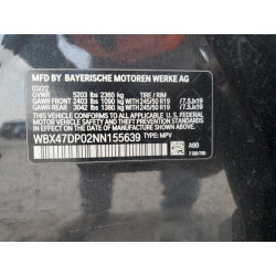 2022 BMW X3 WBX47DP02NN155639 48878855