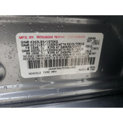 2012 MITSUBISHI OUTLANDER