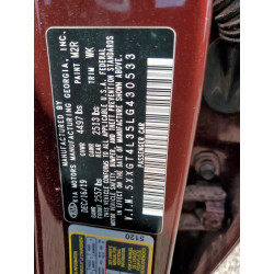 2020 KIA OPTIMA 5XXGT4L35LG430533 60634995