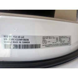2022 CHRYSLER MINIVAN 2C4RC1CGXNR105235 62426805