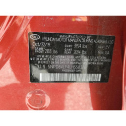 2020 HYUNDAI ELANTRA 5NPD84LF4LH558376 59063015
