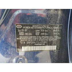 2020 HYUNDAI ELANTRA 5NPD84LF5LH515892 45495884