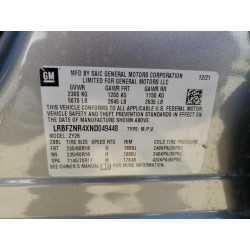 2022 BUICK ENVISION LRBFZNR4XND049448 59973155
