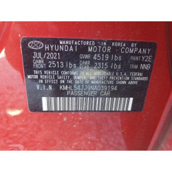 2022 HYUNDAI SONATA KMHL54JJ9NA039194 61374565