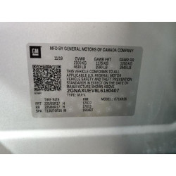 2020 CHEVROLET EQUINOX 2GNAXUEV8L6180407 62312995