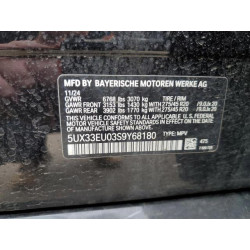 2025 BMW X5 M60I 5UX33EU03S9Y68180 58570985