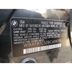 2011 BMW 5 SERIES