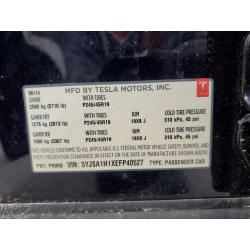 2014 TESLA MODEL S