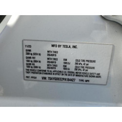 2023 TESLA MODEL Y 7SAYGDEE2PA184427 57075355