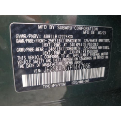 2023 SUBARU FORESTER JF2SKAPC7PH447866 63316185