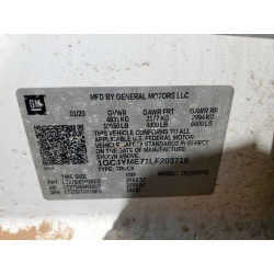 2020 CHEVROLET ALL Models 1GC4YME71LF203715 57292125