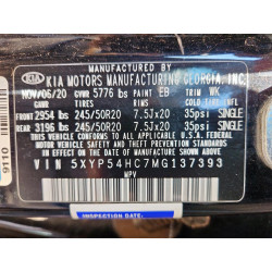 2021 KIA TELLURIDE 5XYP54HC7MG137393 63967795