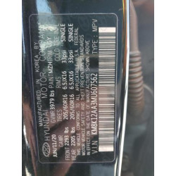 2021 HYUNDAI KONA KM8K12AA3MU607562 61689915