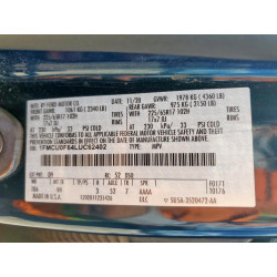 2020 FORD ESCAPE 1FMCU0F64LUC62402 62084695