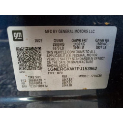 2023 CHEVROLET TRAVERSE 1GNERGKW7PJ153962 65978505
