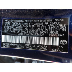 2021 TOYOTA COROLLA