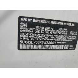 2024 BMW X3 5UX43DP06R9W38640 59347785