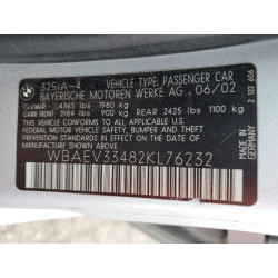 2002 BMW 3 SERIES