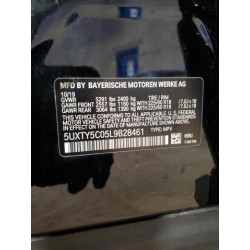 2020 BMW X3 5UXTY5C05L9B28461 66136325