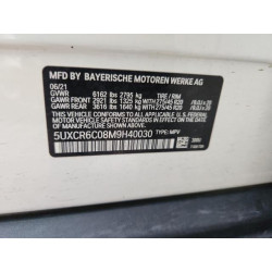 2021 BMW X5 5UXCR6C08M9H40030 65025285