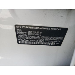 2020 BMW 8 SERIES WBAGV4C0XLCE59526 56120165