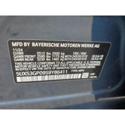 2025 BMW X3 30 XDRI 5UX53GP09S9Y86411 69746735