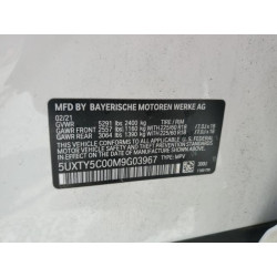 2021 BMW X3 5UXTY5C00M9G03967 67492465