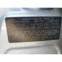 2005 HYUNDAI SONATA