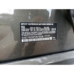 2023 BMW X6 5UXCY6C06P9N76538 64101195