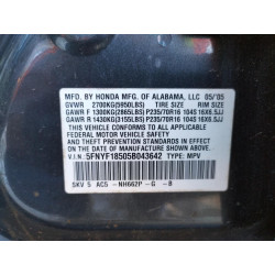 2005 HONDA PILOT
