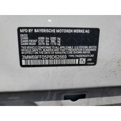 2023 BMW 3 SERIES 3MW69FF05P8D62669 60731105