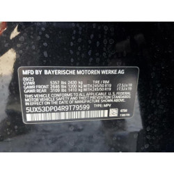 2024 BMW X3 5UX53DP04R9T79599 70469765