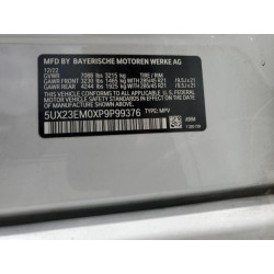 2023 BMW X7 5UX23EM0XP9P99376 59933525
