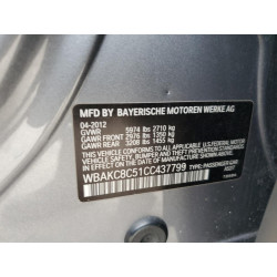 2012 BMW 7 SERIES