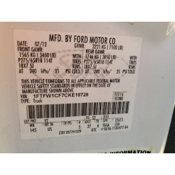 2012 FORD F-150