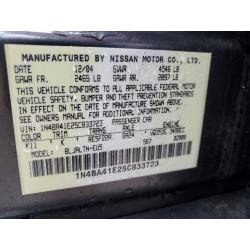 2005 NISSAN MAXIMA