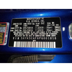2023 KIA SPORTAGE 5XYK5CAF6PG001818 66881865