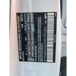 2022 MERCEDES-BENZ GLB-CLASS W1N4M4GB4NW199684 84473555