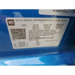 2023 CHEVROLET ALL Models 3GCPABEK8PG111290 80114105