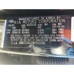 2021 KIA SOUL KNDJ23AU2M7142090 70823415