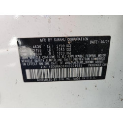 2022 SUBARU LEGACY 4S3BWAD6XN3024985 80165825