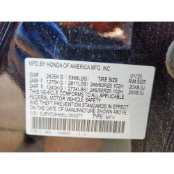 2020 ACURA MDX 5J8YD3H58LL006271 80834395