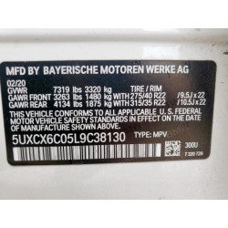 2020 BMW X7 5UXCX6C05L9C38130 71829275