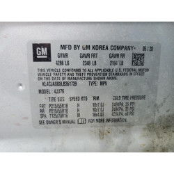 2020 BUICK ENCORE KL4CJASB8LB351739 68949415