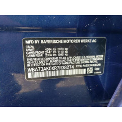 2024 BMW 2 SERIES WBA73AK0XR7R38274 84587315
