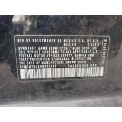 2022 VOLKSWAGEN JETTA 3VWCM7BU8NM017589 72003135