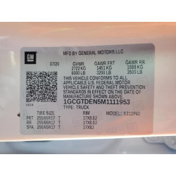 2021 CHEVROLET COLORADO 1GCGTDEN5M1111953 83876635